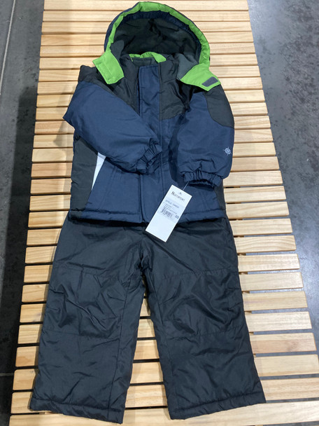 NORTHPOINT BOY'S SNOWSUIT, NAVY, SIZE 2 (YOUTH) (2 PIECE) - SIZE: MEN 2 - NAVY New
