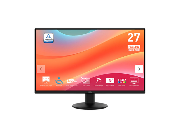 MSI 27 inch Full HD 100Hz IPS Adaptive Sync 1ms Computer Monitor for both work &