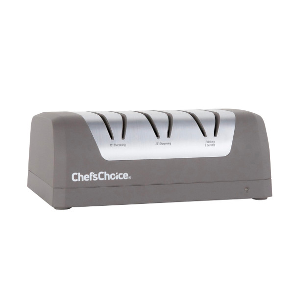 CHEF’sChoice Electric Knife Sharpeners with Rechargeable Battery, Gray