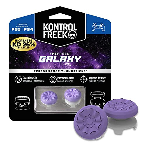 KONTROLFREEK FPS FREEK GALAXY PURPLE FOR PLAYSTATION 4/5 PERFORMANCE THUMBSTICKS