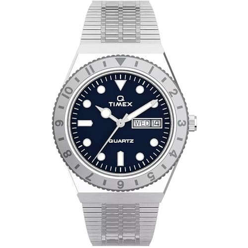 TIMEX Q REISSUE 36MM STAINLESS STEEL QUARTZ, SILVER STAINLESS STEEL - 1700385