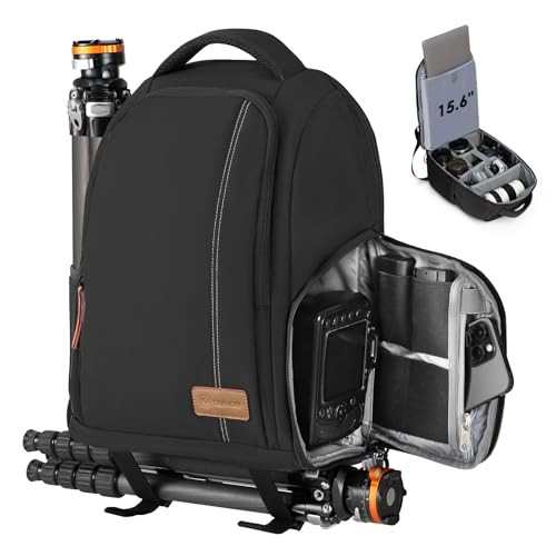 TARION CAMERA BACKPACK FOR PHOTOGRAPHERS COMPACT CAMERA BAG - TB-04 BLACK New