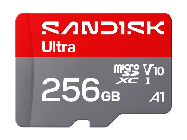 SANDISK 256GB Ultra microSD UHS-I Card - Up to 195MB/s Read Speed, Full HD