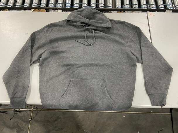 BLUE ICE PREMIUM CLOTHING CHARCOAL PULLOVER HOODIE - SIZE: MEN 5XL - CHARCOAL New