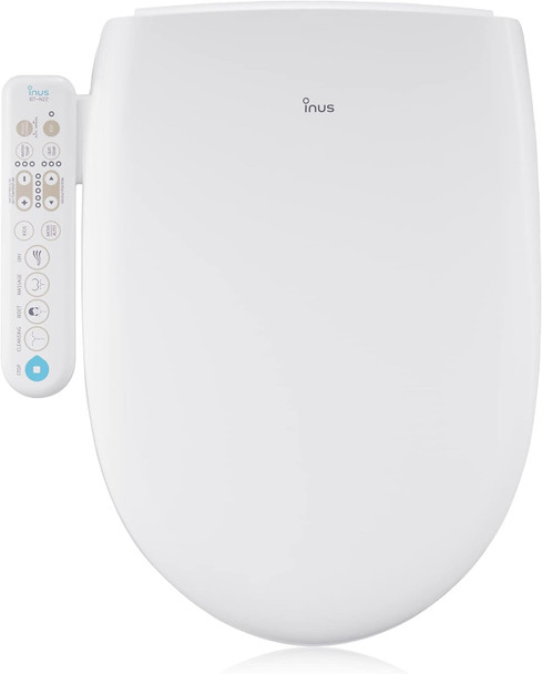 INUS N22 ELECTRIC HEATED BIDET TOILET SEAT ELONGATED WARM WATER - WHITE