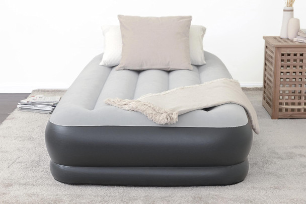 SLEEPLUX DURABLE INFLATABLE AIR MATTRESS WITH BUILT-IN PUMP, PILLOW, USB CHARGER