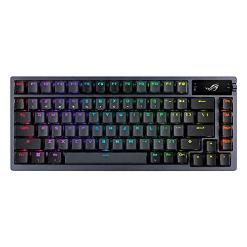 ASUS ROG AZOTH WIRELESS MECHANICAL GAMING KEYBOARD 75% TKL - BLACK