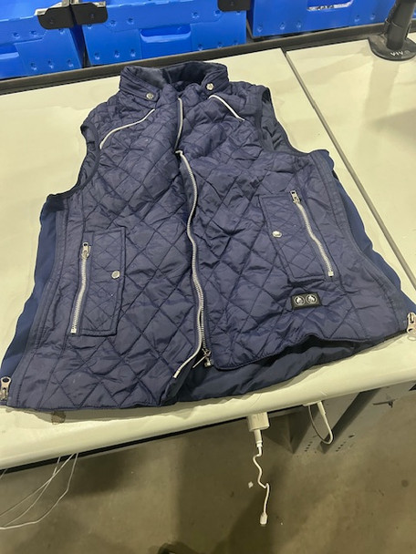 GENERIC HEATED VEST BLUE SIZE MEDIUM - SIZE: MEN M WOMEN M - BLUE