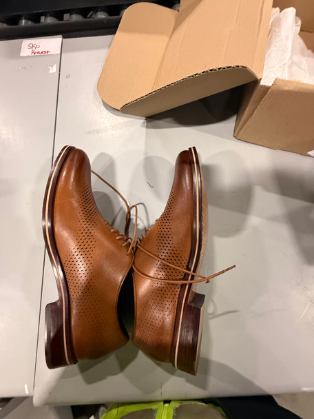 COLE HAAN MENS BROWN 10.5 LEATHER SHOE - BROWN