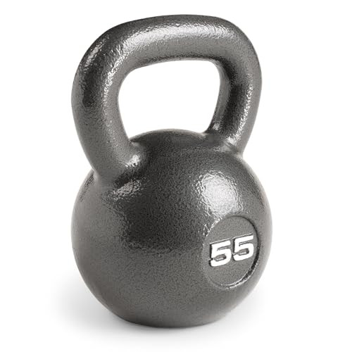 MARCEY HAMMERTONE KETTLE BELLS - 10 TO 55 LBS. HKB WORKOUT WEIGHTS - BLACK