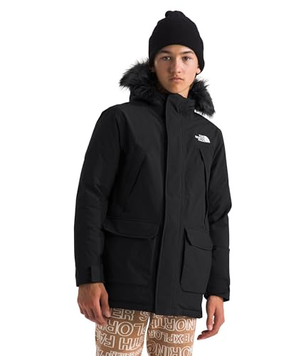 THE NORTH FACE BOYS MCMURDO INSULATED PARKA SIZE YOUTH XS TNF BLACK New