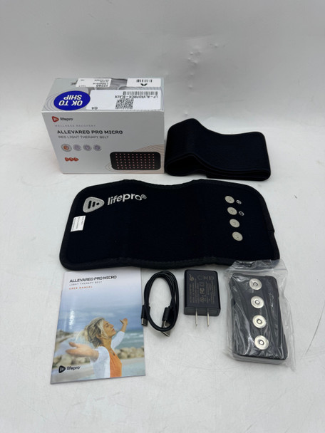 LIFEPRO RED LIGHT THERAPY BELT - BLACK