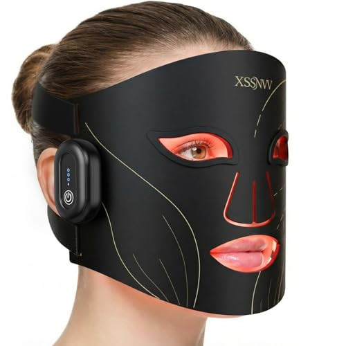 SKB-2418 INDOCTOR XSSNVV RED LIGHT THERAPY FOR FACE 4 MODE CORDLESS LED MASK