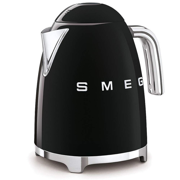 SMEG 50'S RETRO ELECTRIC WATER KETTLE AUTOMATIC SHUTOFF KLF03BLUS - BLACK