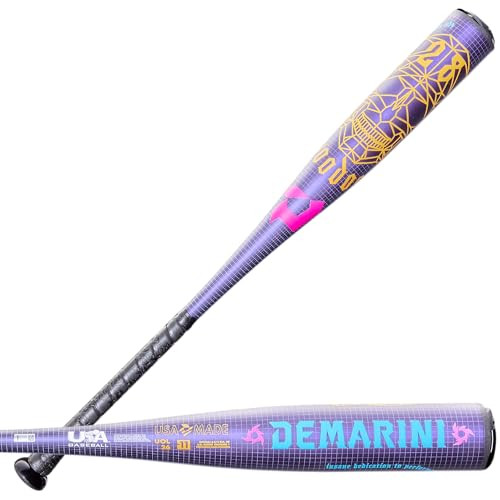 DEMARINI 2026 VOODOO ONE (-11) USA BASEBALL BAT - 31"/20 OZ - PURPLE GOLD