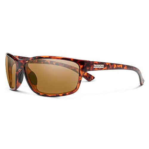 SUNCLOUD SENTRY SUNGLASSES 100% UV PROTECTION POLARIZED BROWN - TYE-DYE
