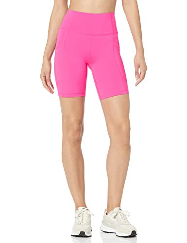 AMAZON ESSENTIALS WOMEN'S WAISTED ACTIVE SCULPT MOISTURE-WICKING - SIZE L - Pink New
