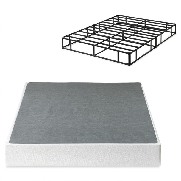 ZINUS 9 INCH FULL METAL SMART BOX SPRING MATTRESS FOUNDATION - GRAY