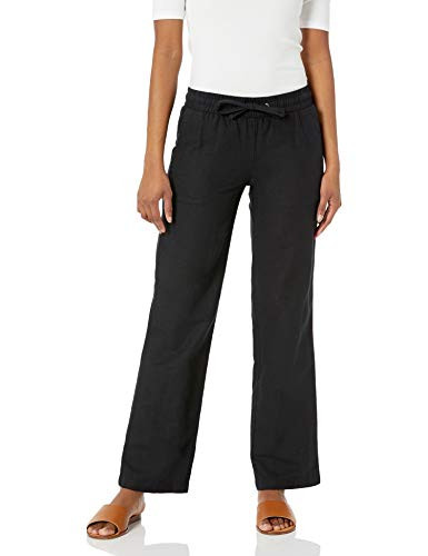 AMAZON ESSENTIALS WOMEN'S RELAXED FIT WIDE LEG PANT SIZE X-LARGE COLOR BLACK New