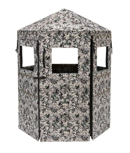 Hawk Down & Out Scout Hunting Durable Camo Concealing Ground Panel Blind
