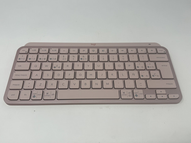 LOGITECH MX KEYS MINI WIRELESS KEYBOARD ROSE SPANISH LAYOUT - ROSE