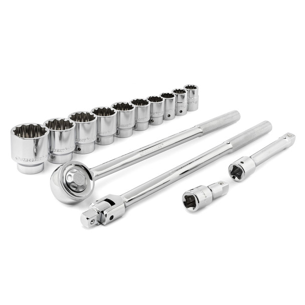 CRESCENT 14 PIECE MECHANICS TOOL SET 3/4" DRIVE 12 POINT - CTK14SAEN