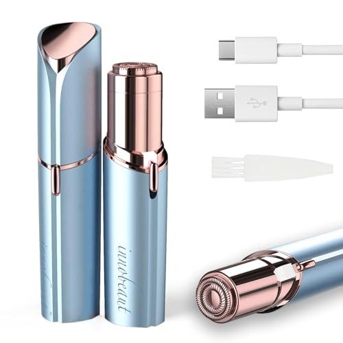 INNOBEAUT FACIAL HAIR REMOVAL FOR WOMEN, ELECTRIC PAINLESS (DEVICE ONLY) - BLUE
