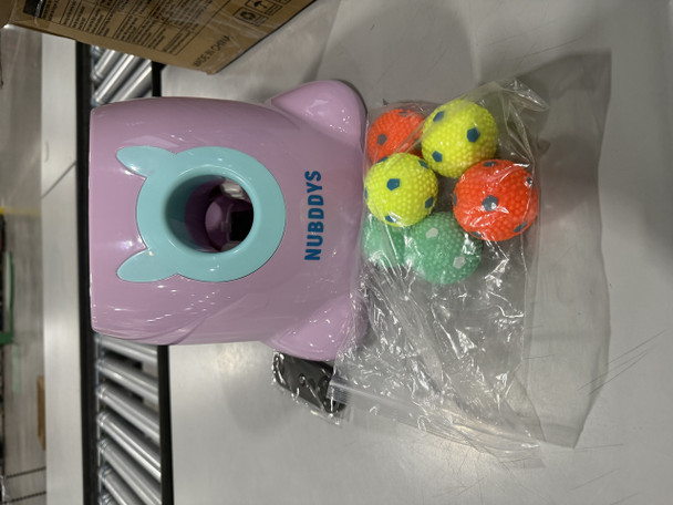 NUBDDYS AUTOMATIC DOG BALL LAUNCHER,FETCH MACHINE SMALL TO MEDIUM - LIGHT PURPLE