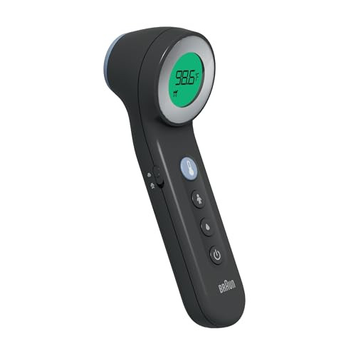 BRAUN SENSIAN 7 FOREHEAD 3-IN-1 THERMOMETER AGE PRECISION - DARK GRAY
