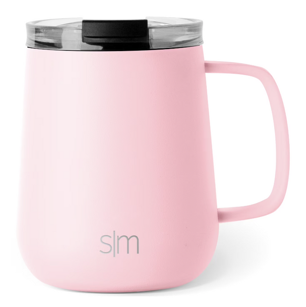 SIMPLE MODERN TRAVEL COFFEE MUG REUSABLE INSULATED COFFEE TUMBLER - BLUSH