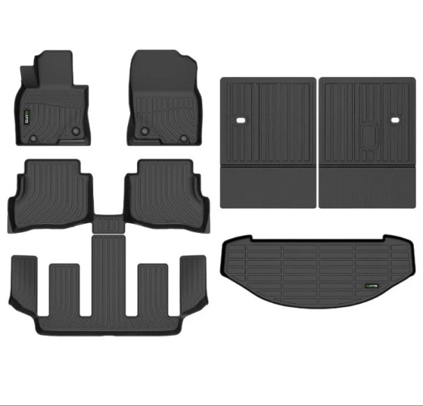 HAFIDI® FLOOR MATS FIT FOR 2016-2023 MAZDA CX-9 ALL WEATHER PROTECTION - BLACK New