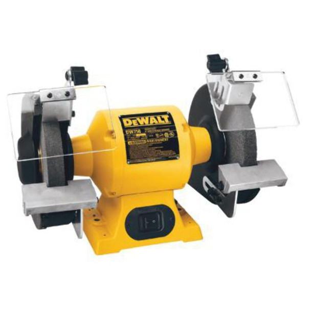 DEWALT 6" BENCH GRINDER, 3,450 RPM (DW756) -YELLOW/BLACK