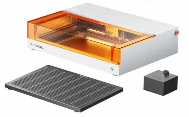 XTOOL DESKTOP LASER CUTTER AND ENGRAVER. S1 40W BASIC BUNDLE - WHITE New
