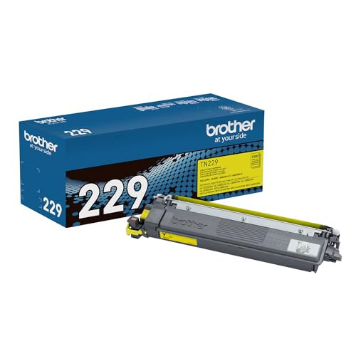 Brother Genuine TN229Y Yellow Standard Yield Printer Toner Cartridge - Yellow New