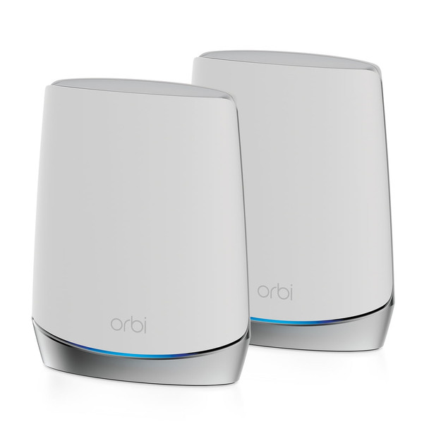 Netgear - Orbi AX4200 Tri-Band Mesh Wi-Fi 6 System (2-Pack) - White