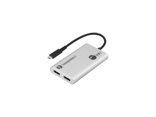 SIIG Thunderbolt 3 to Dual DP 1.2 Adapter JUTB0611S1