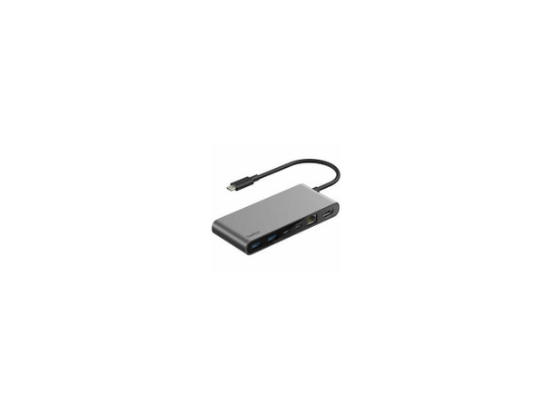 Belkin 8-Port USB-C Hub 2xUSB-A, 2xUSB-C, 1xHDMI, 1xEthernet, 1xSD Reader,