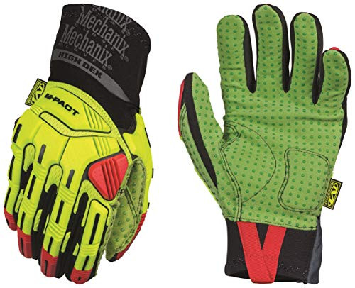 MECHANIX WEAR M-PACT XPLOR HIGH-DEX GLOVE SIZE X-LARGE NEON YELLOW/RED/BLACK