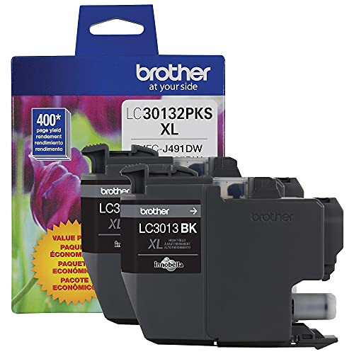 Brother Genuine LC30132PKS 2-Pack High Yield Black Ink Cartridges New
