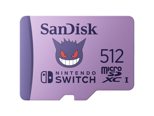 SanDisk Pokémon 512GB microSDXC Flash Card for Nintendo Switch Model