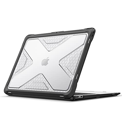 Fintie Heavy Duty Hard Shell Cover for Macbook Air 13 Face Cover Clear