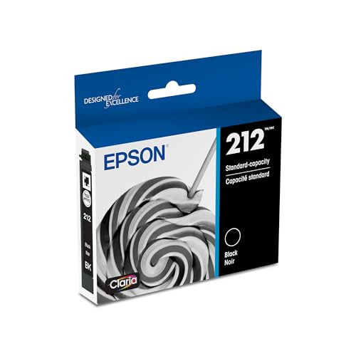 EPSON 212 CLARIA INK STANDARD CAPACITY CARTRIDGE WORKS WITH T212120-S - BLACK New