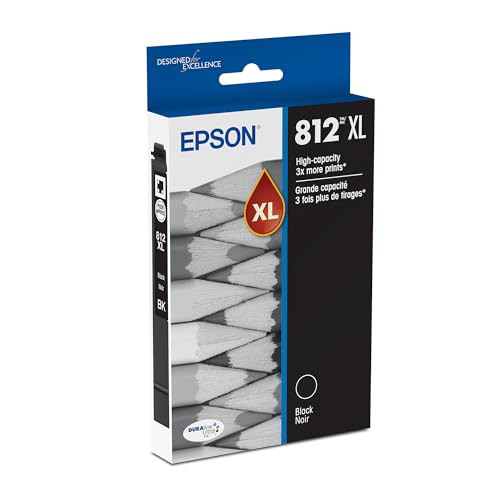 EPSON 812 DURABRITE ULTRA INK HIGH CAPACITY CARTRIDGE WA-7310 ,7820, 7840, C7000 New