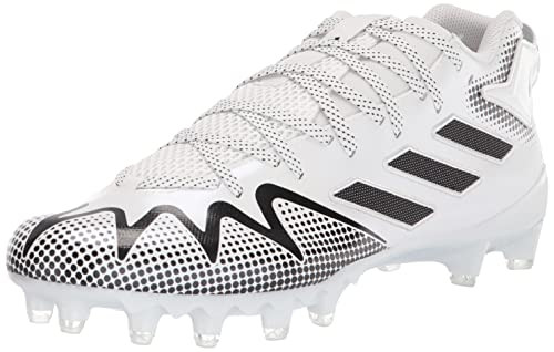 ADIDAS MEN'S FREAK 22-TEAM FOOTBALL SHOE WHITE/BLACK/CLEAR GRAY SIZE 11