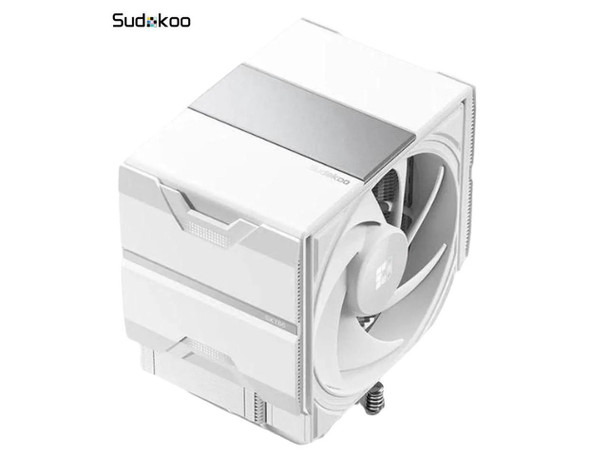 Sudokoo SK700 White AM5 CPU Cooler: 7 Heatpipes CPU Air Cooler for AM5 Exclusive