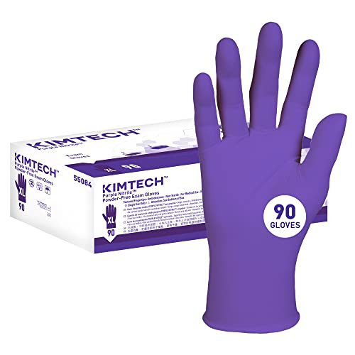 GENERIC NITRILE EXAM GLOVES (55084) - SIZE: MEN L WOMEN L - PURPLE New