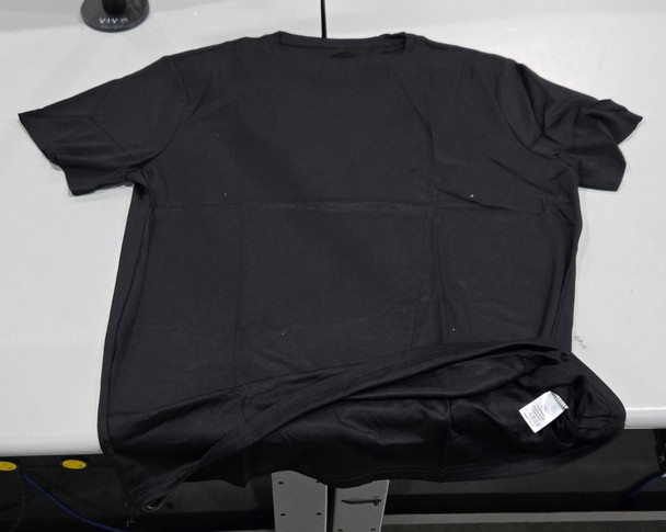 GENERIC UNI-SEX T-SHIRT 71% RAYON, 25% POLYAMIDE SIZE: MEN 3XL WOMEN 3XL - BLACK