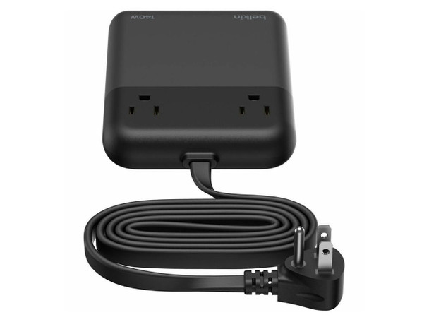 Belkin 2-Outlet Charging Station w/ 1x USB-A & 3x USB-C Ports 140W - 5ft/1.5m