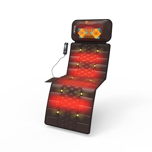 DOPICT MASSAGE-MAT, DETACHABLE NECK MASSAGER, FULL BODY, C-001-BROWN
