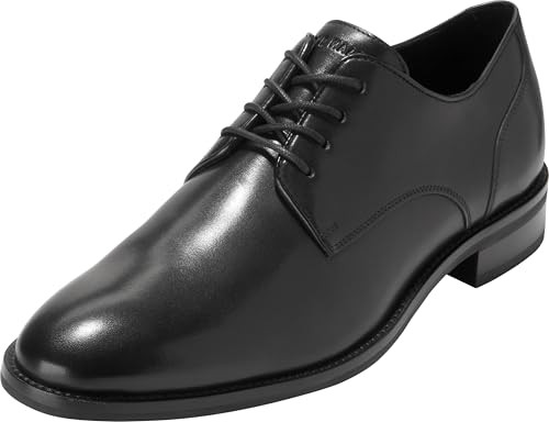 C42273 COLE HAAN MEN'S LENOX HILL PLAIN TOE OXFORDS BLACK SIZE 9